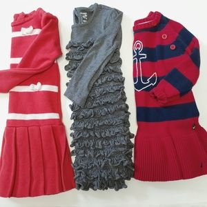 18M-2T Gymboree Nautica Old Navy Sweater Dress Lot